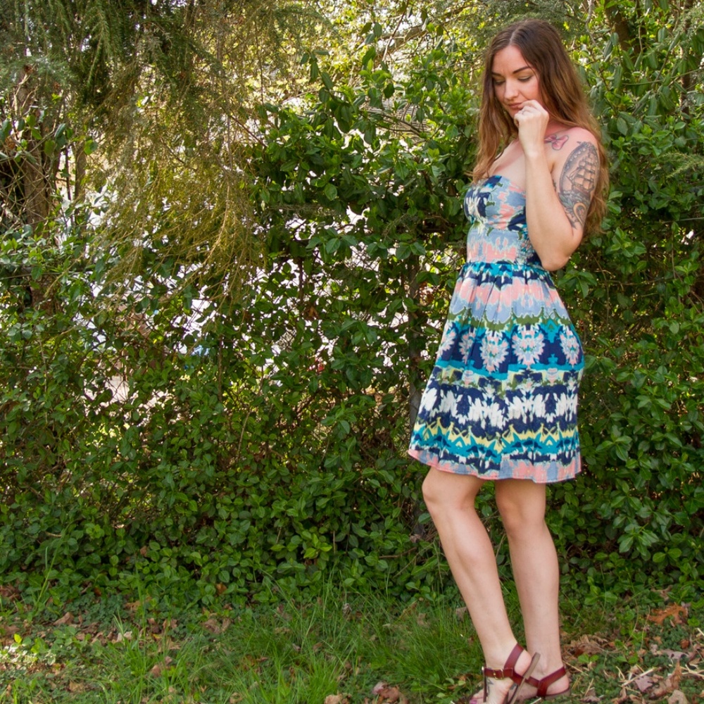 Bold Print Summer Dress